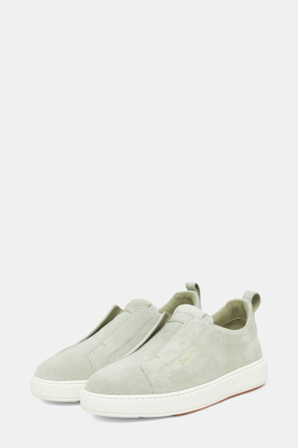 LIGHT GREEN SUEDE SHOE 2