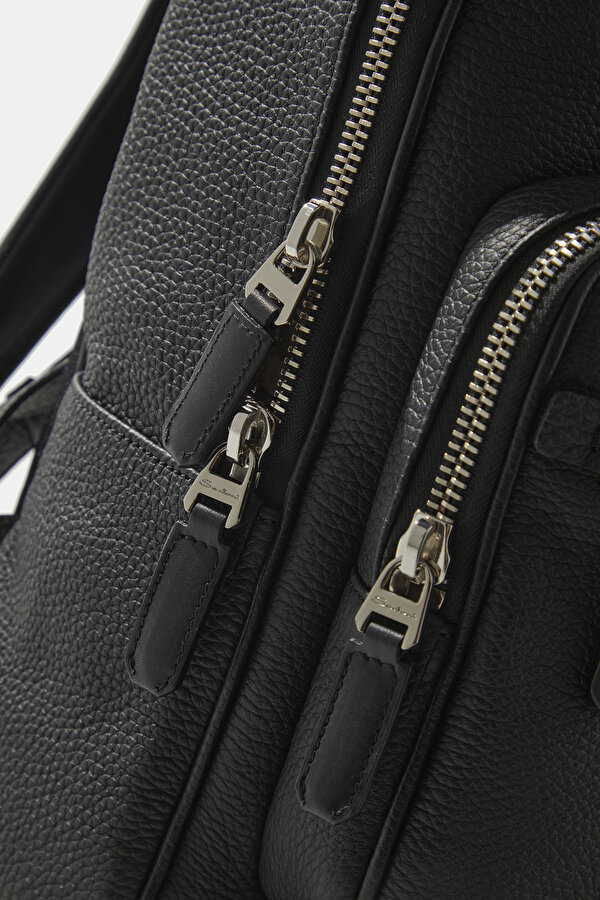 BLACK LEATHER BAG 7