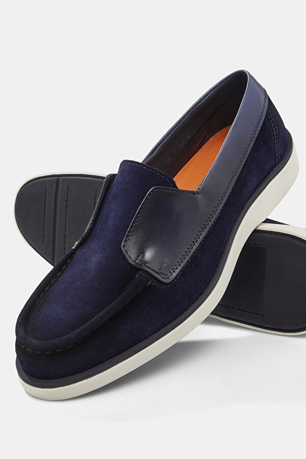 NAVY BLUE SUEDE SHOES 6