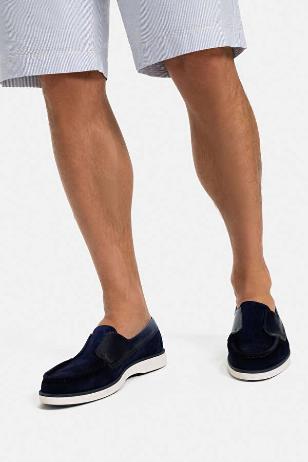 NAVY BLUE SUEDE SHOES 7