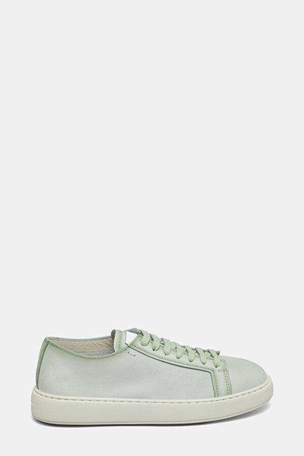 LIGHT GREEN LEATHER SHOE