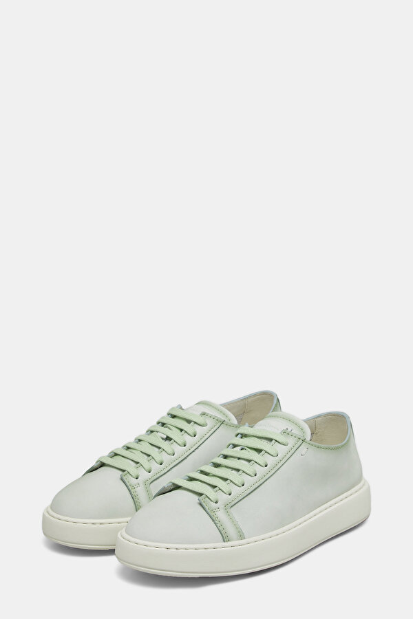 LIGHT GREEN LEATHER SHOE 2