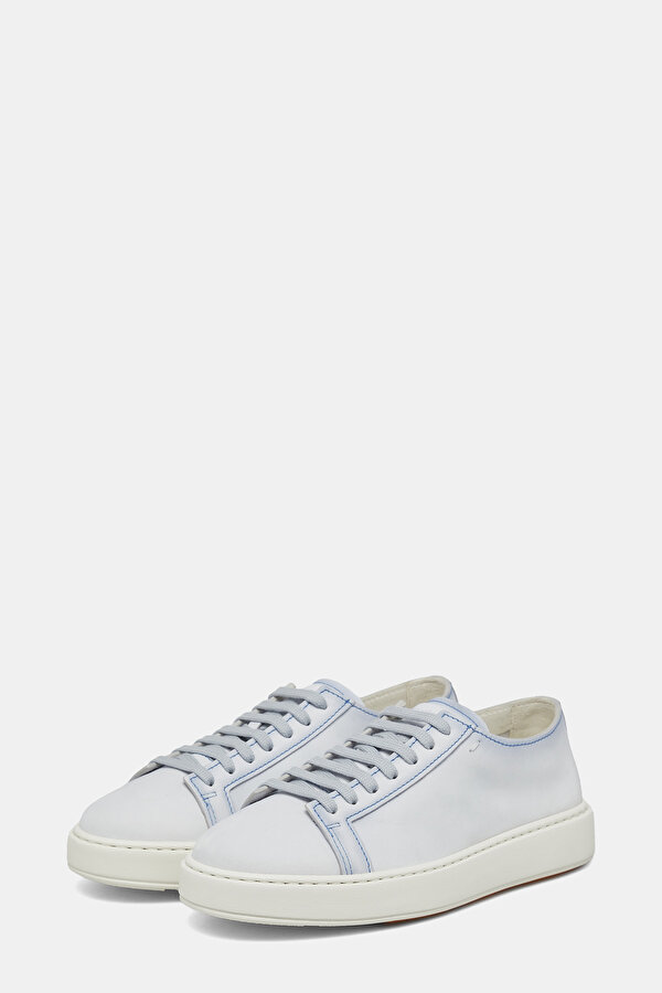 LIGHT BLUE LEATHER SHOE 2