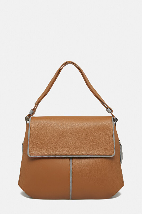 SILVER LEATHER BAG