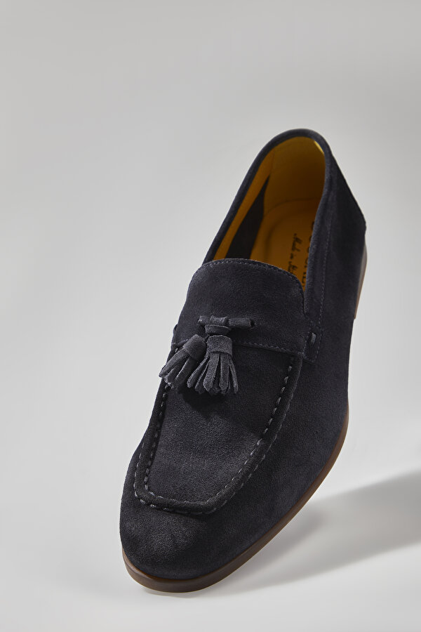 NAVY BLUE SUEDE SHOE 6