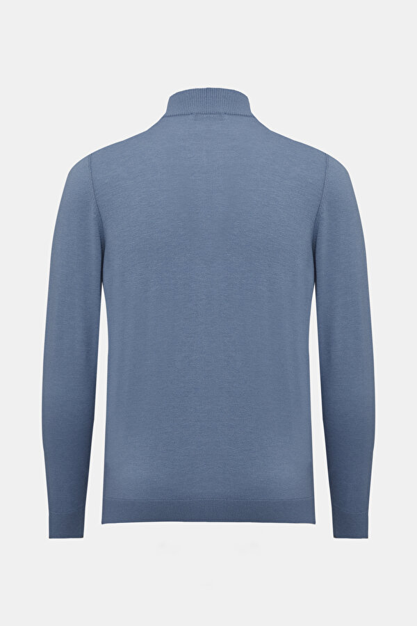 BLUE TRICOT CARDIGAN 2