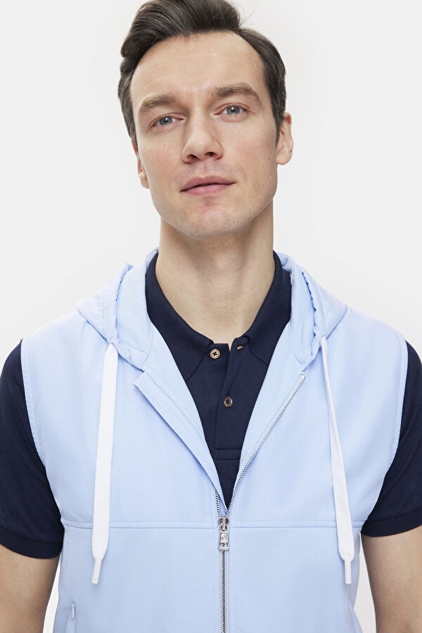 LIGHT BLUE HOODIE SWEATSHIRT 2