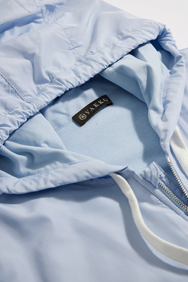 LIGHT BLUE HOODIE SWEATSHIRT 6