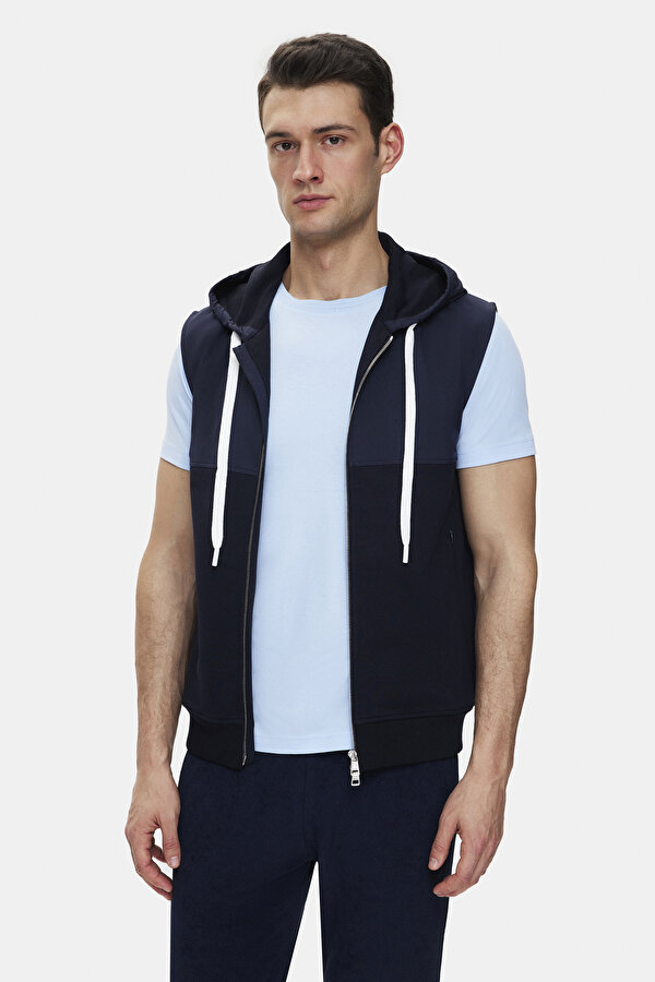 NAVY BLUE HOODIE SWEATSHIRT 2