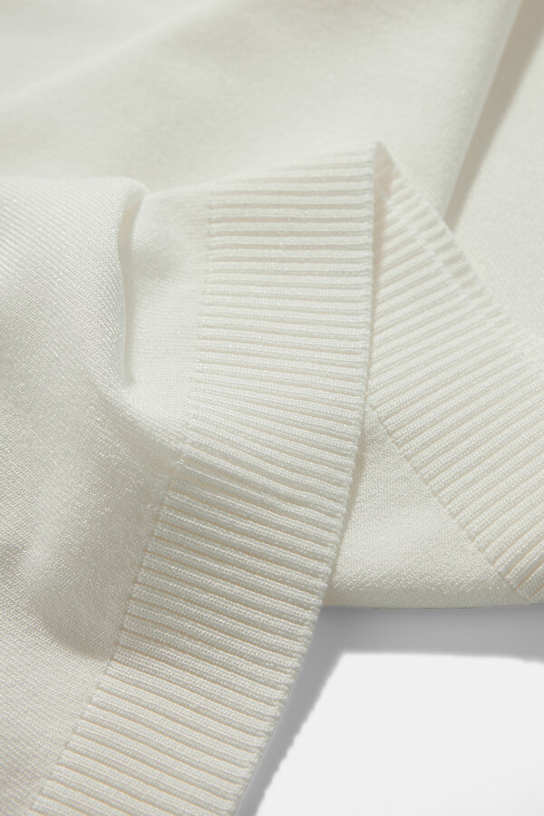 ECRU POLO NECK SHORT SLEEVE TSHIRT 6
