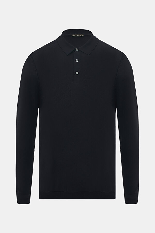 NAVY BLUE TRICOT JERSEY
