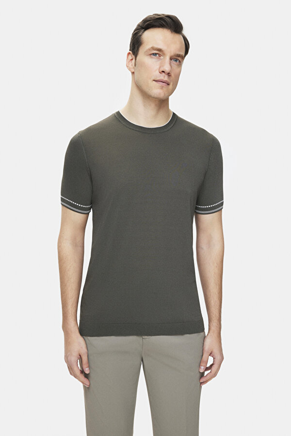 MINK BASIC / ROUND NECKLINE TRICOT JERSEY