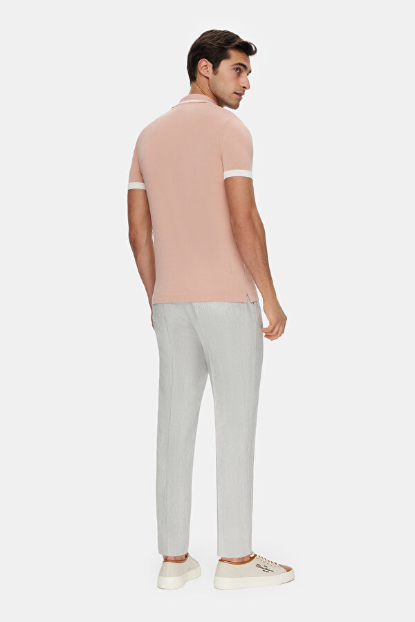AÇIK PEMBE POLO YAKA TRİKO 2