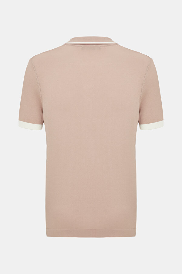 AÇIK PEMBE POLO YAKA TRİKO 6