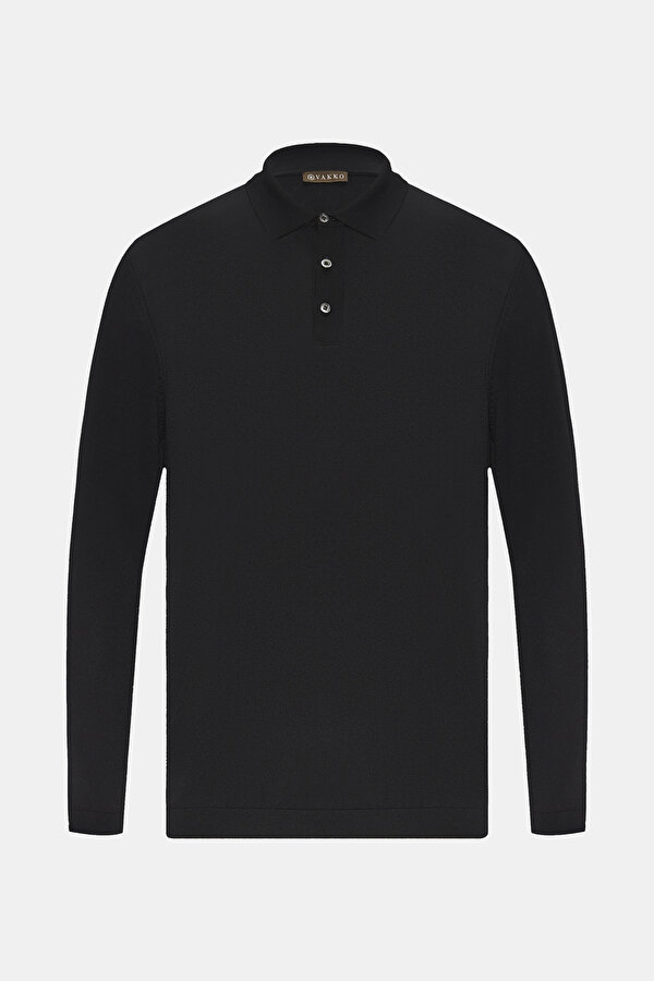 BLACK TRICOT JERSEY