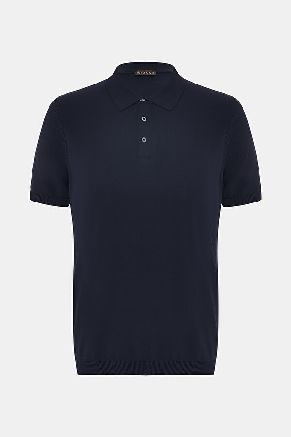 LACİVERT POLO YAKA TRİKO