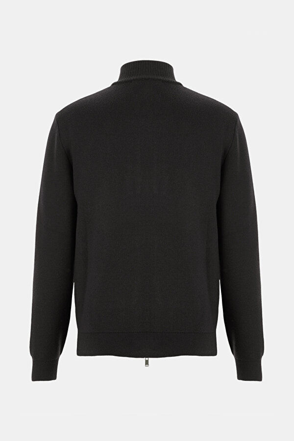 BLACK TRICOT CARDIGAN 2