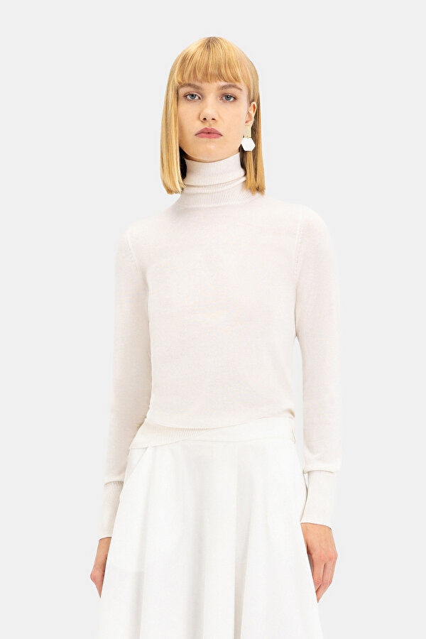 WHİTE TRICOT JERSEY