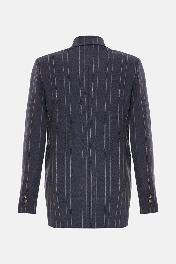 ECRU SURPLICE NECKLINE (CROSS-OVER NECKLINE) JACKET 6
