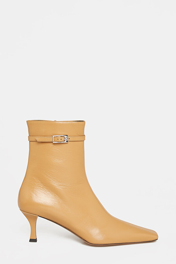 CAMEL LEATHER BOOT