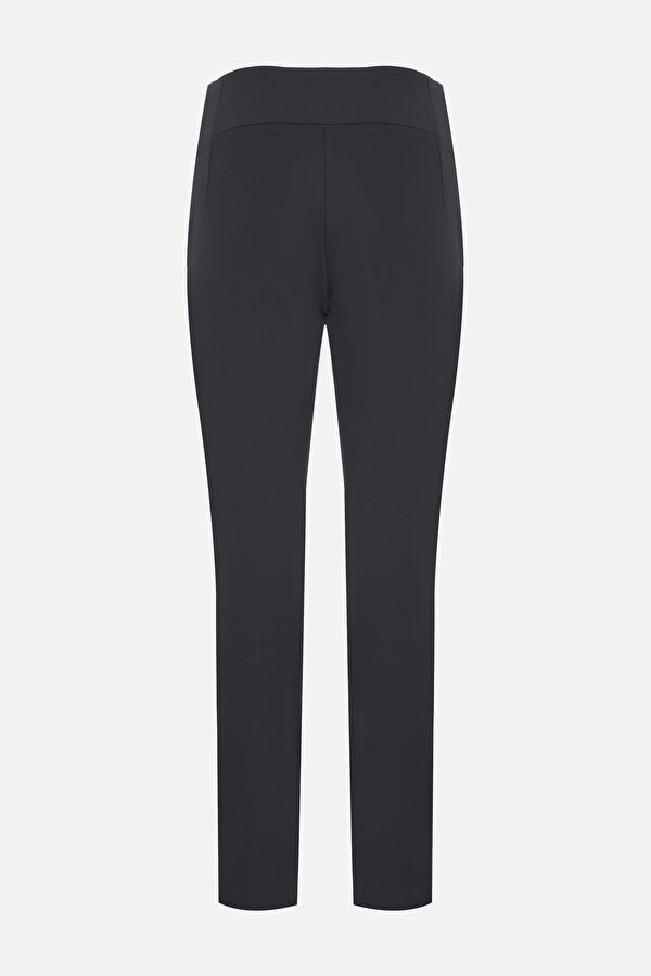 DARK NAVY BLUE SKINNY LEG TROUSERS 2