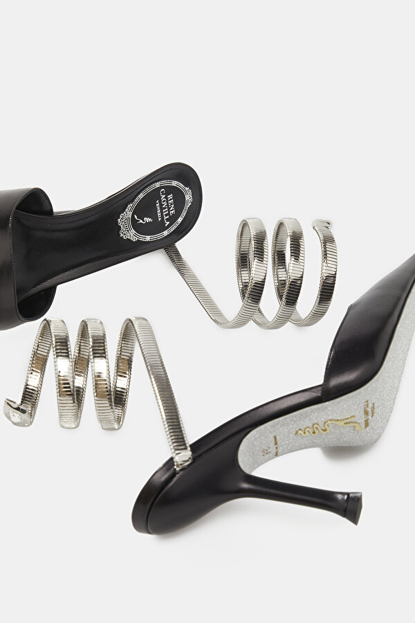 BLACK LEATHER SHOES 7