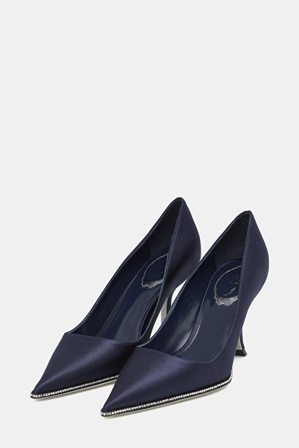 NAVY BLUE LEATHER SHOE 2