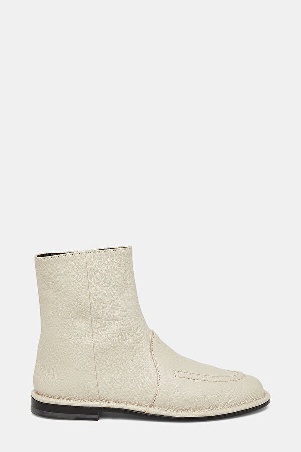 ECRU LEATHER BOOT