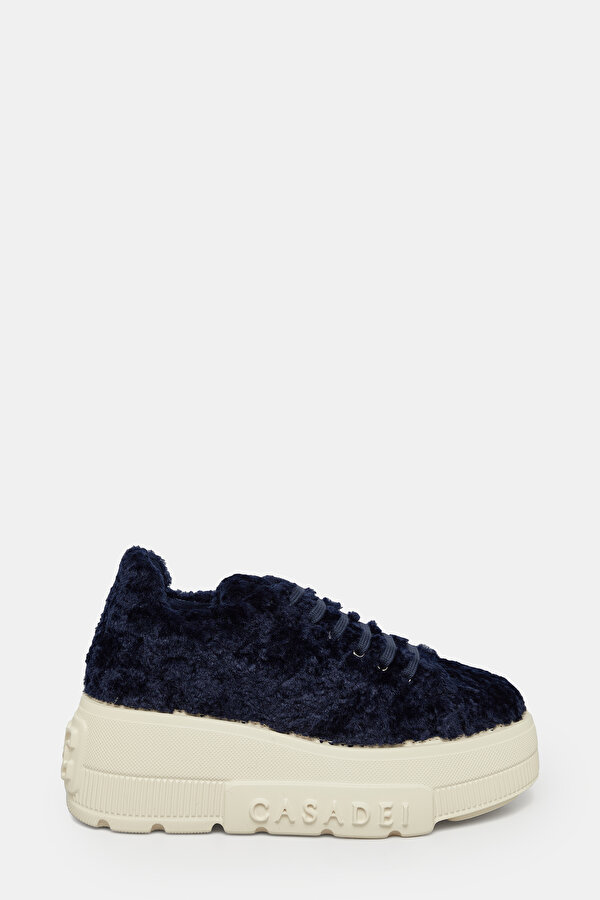 WHITE ECO FUR SHOE