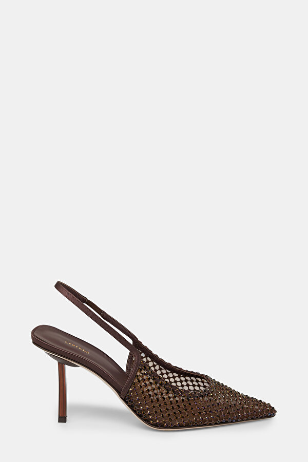 BROWN JEWELLED SHOE