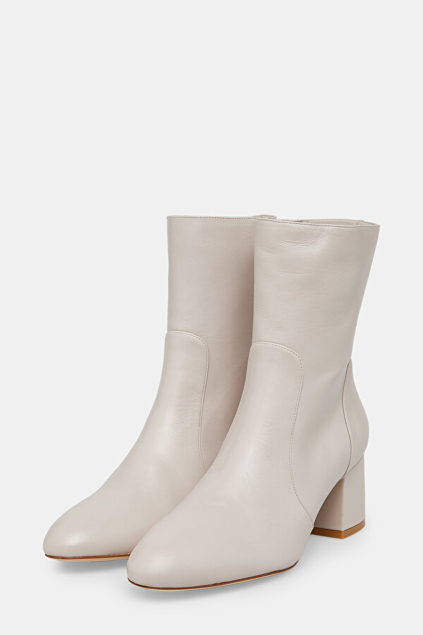 BEİGE LEATHER BOOT 2