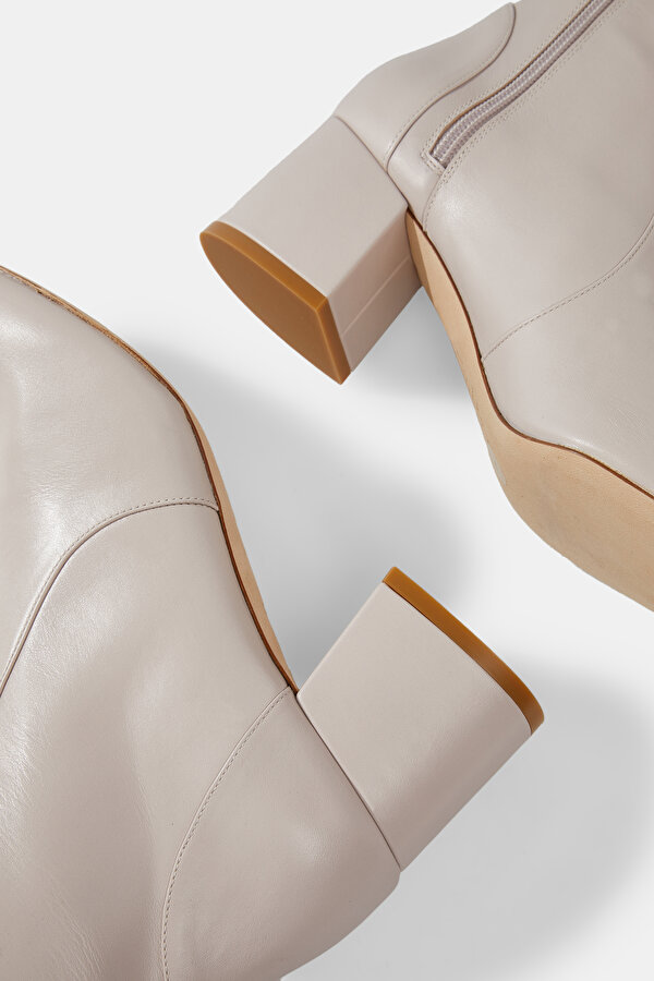 BEİGE LEATHER BOOT 6