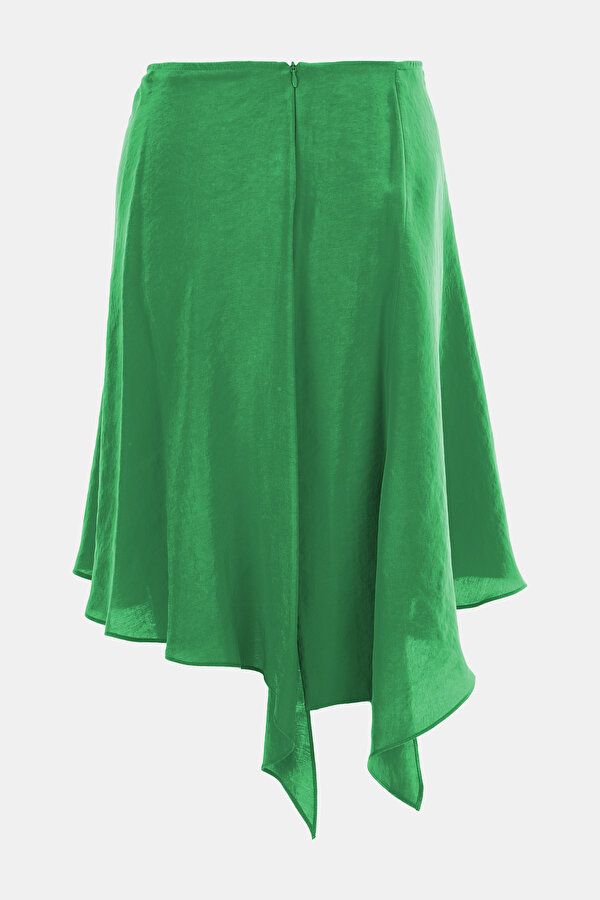 GREEN MODAL ASYMMETRIC SKIRT 6