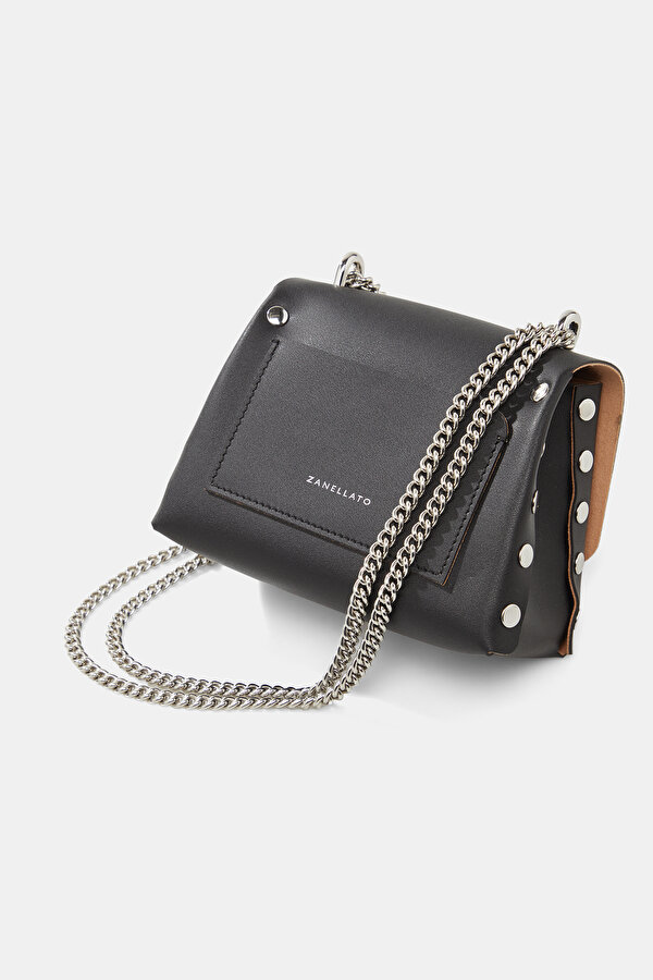 BLACK LEATHER BAG 6