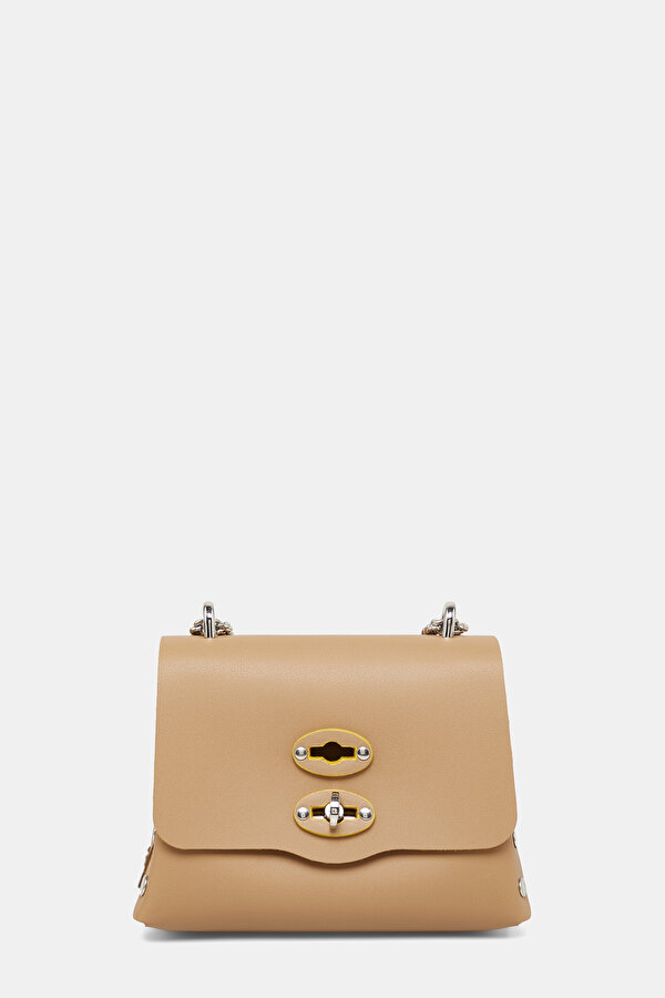 BEIGE LEATHER BAG