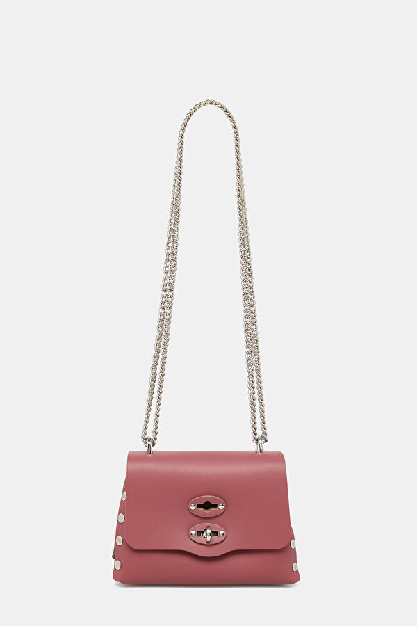 FUCHSIA LEATHER BAG 2