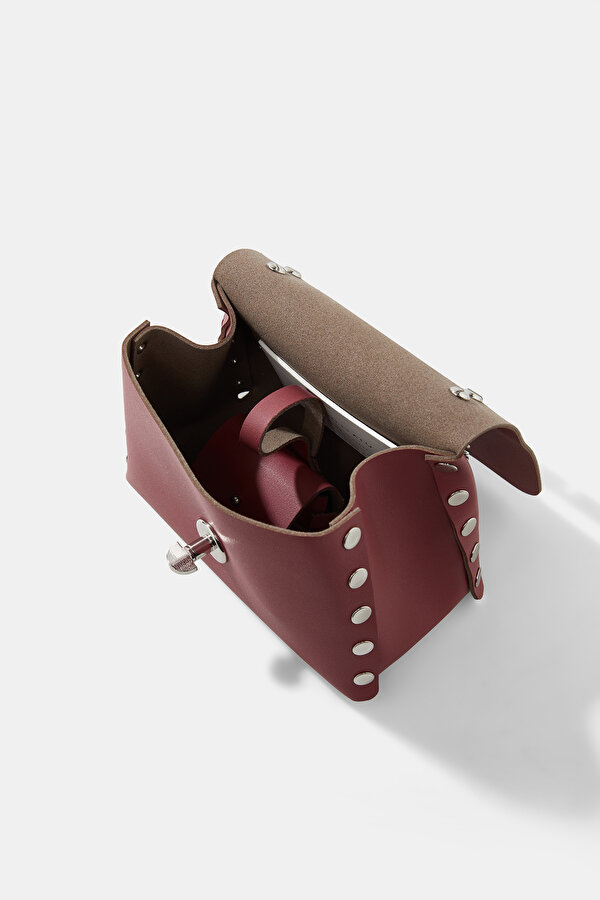 FUCHSIA LEATHER BAG 7
