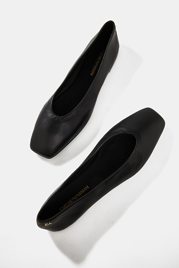 BLACK FLAT SHOES 6