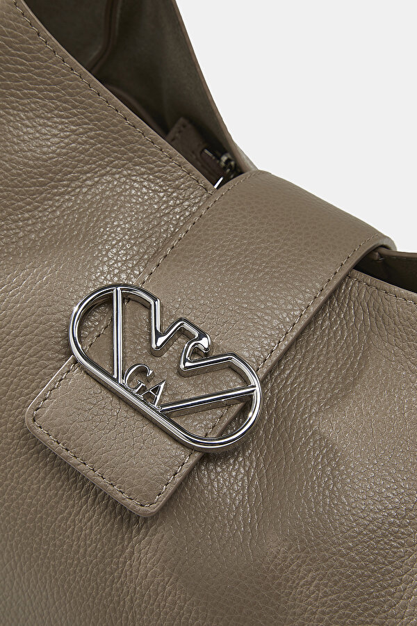 BEIGE LEATHER BAG 7