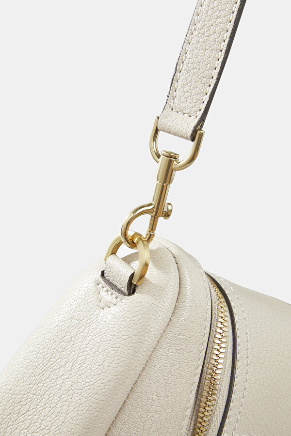 ECRU LEATHER BAG 7