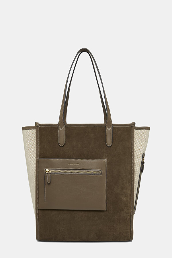 NATURAL SUEDE BAG