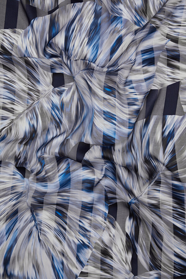 NAVY BLUE SHAWL 2