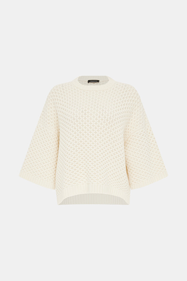 ECRU BASIC / ROUND NECKLINE JERSEY 7