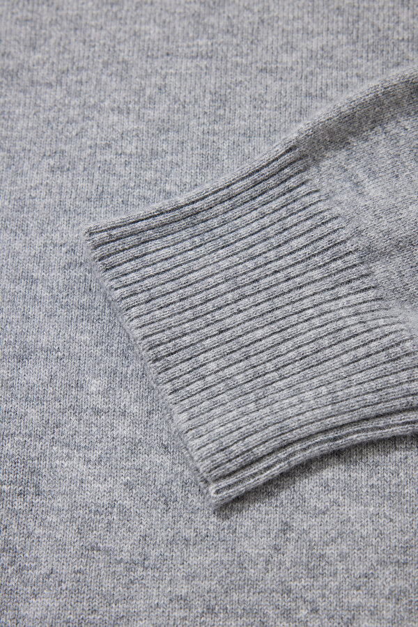 GREY BASIC / ROUND NECKLINE TRICOT JERSEY 7