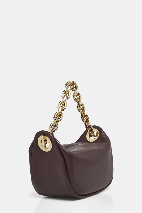 MAROON LEATHER BAG 2