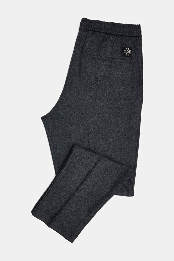 FÜME DÜZ FLANEL PANTOLON 6