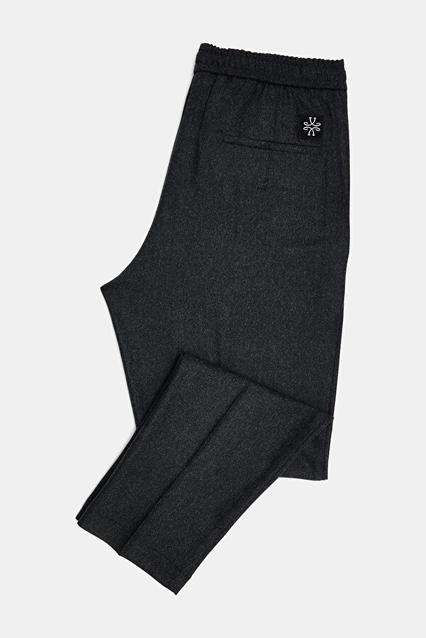 FÜME DÜZ FLANEL PANTOLON 7
