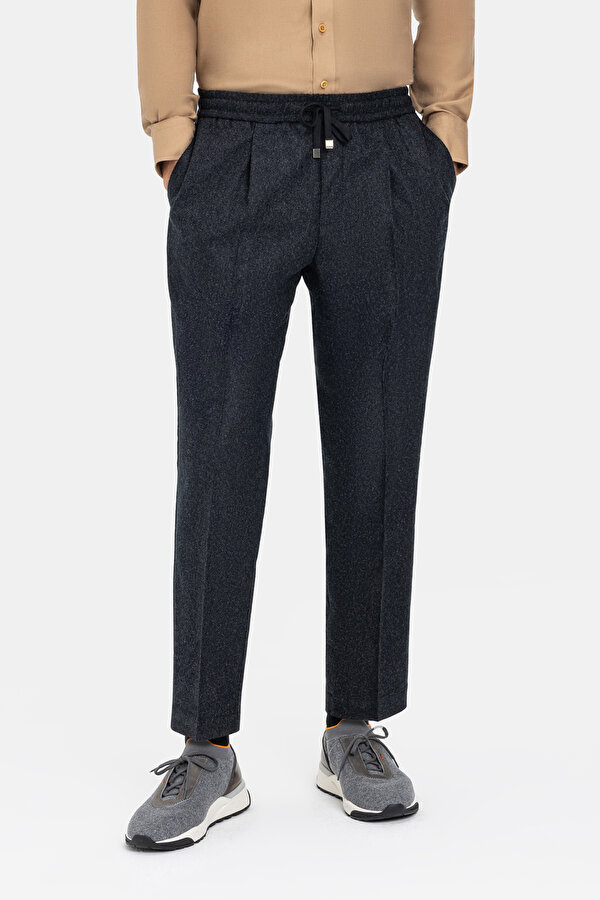 FÜME DÜZ FLANEL PANTOLON 2