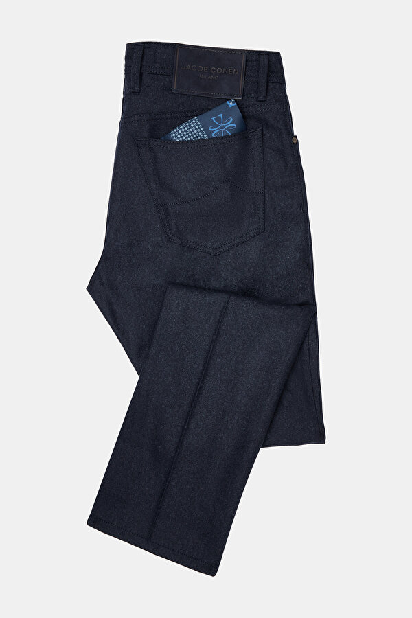 LACİVERT DÜZ FLANEL PANTOLON 2