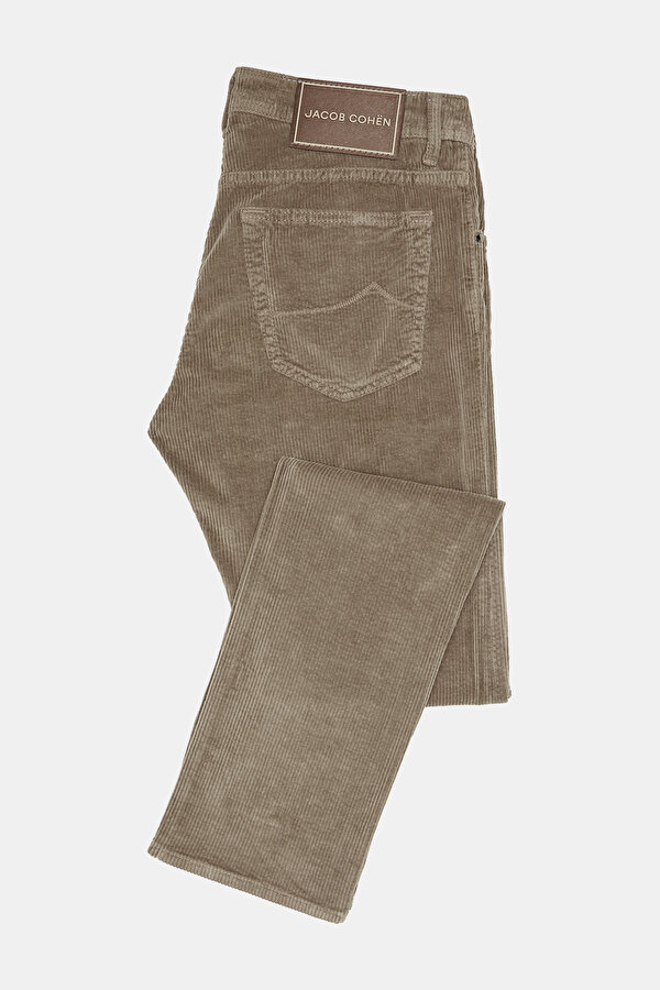 BEIGE CORDED TROUSERS 2